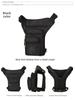Men's Tactical Leg Bag Waterproof Multi-Pocket Drop Leg Pouch Outdoor Cycling Hiking Fishing Thigh Pack with Adjustable Straps