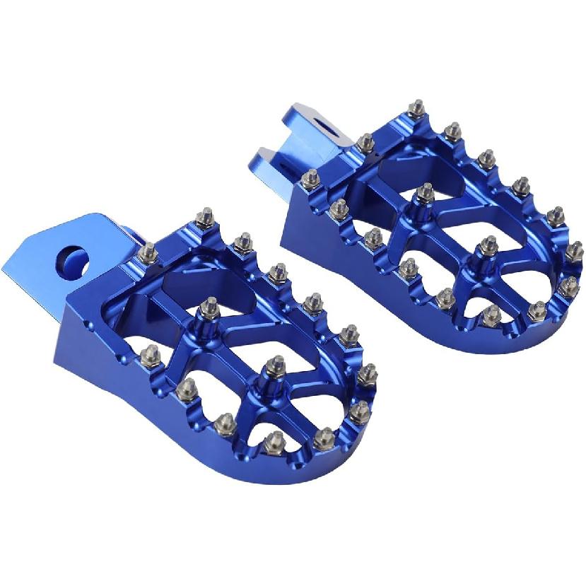 Dirt Bike Fußrasten Breitere Fußrasten Rast CNC für TTR 125 TTR125LE 05-24 TTR125L 05-08 TTR125E 05-09 Blau