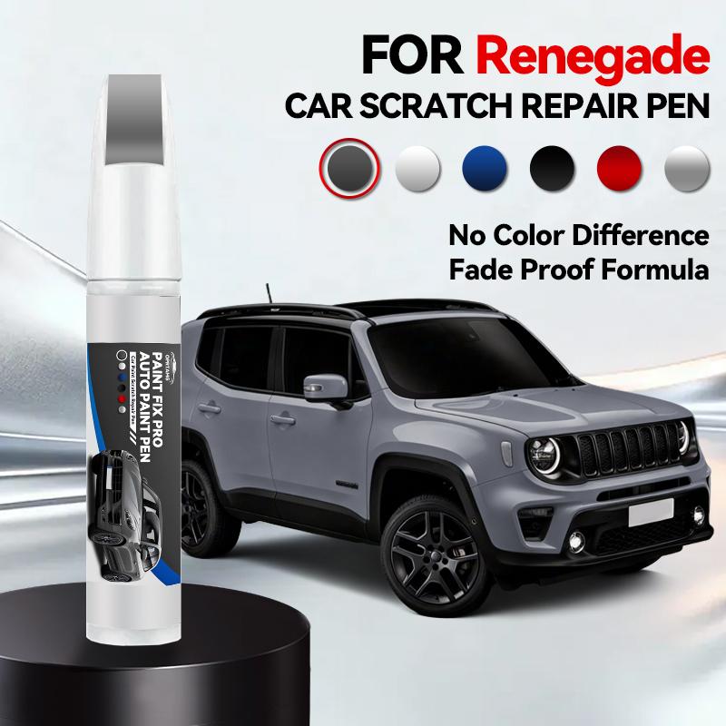 OPRTAMG Zweckfahrzeug Für Jeep Renegade 2014-2025 BU Lackreparaturstift Ausbesserungs-Kratzerentferner DIY Auto Zubehör Schwarz Weiß