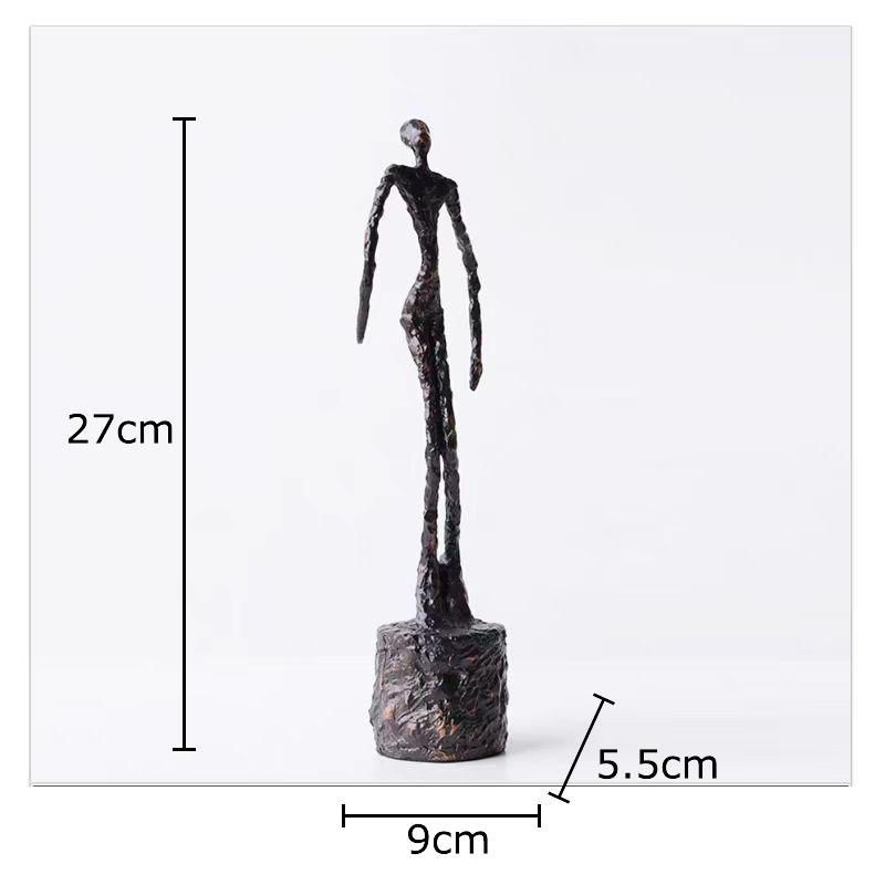 

Twisted Dancer Figures Statue Artwork Ornaments Desk Decoration Creative Abstract Characters Sculpture Room Aesthetic Decor