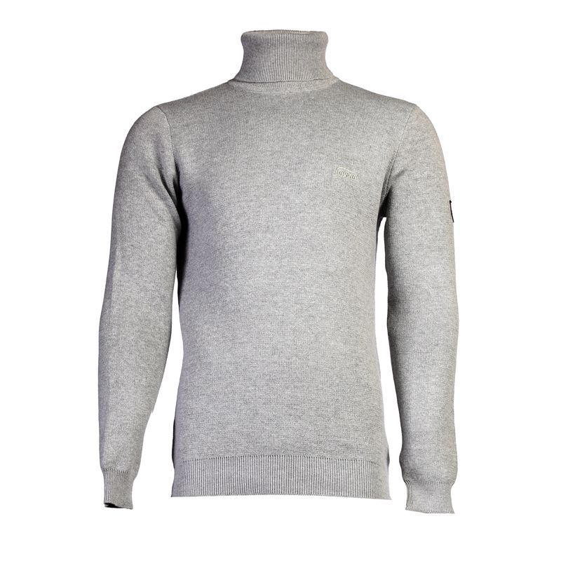 Pull col roule landon en maille fine Homme KAPORAL