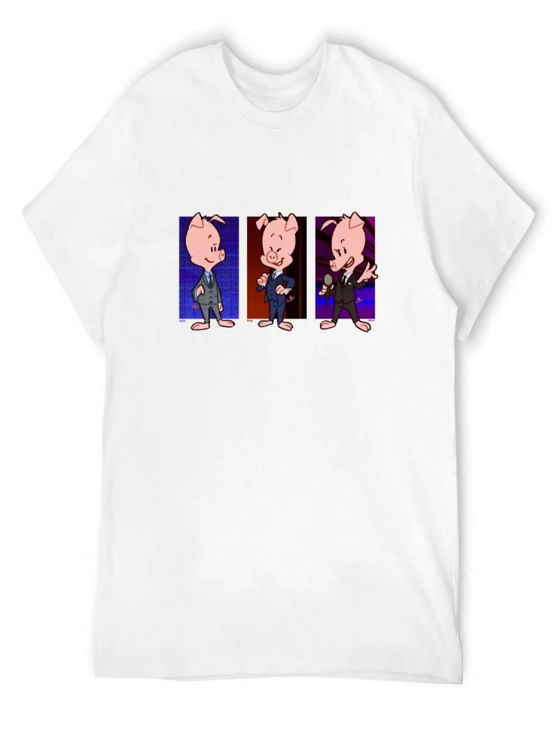 Spiderham As Pig Mulaney T-Shirt Baggy Shirts Quick-Drying Vintage Clothes unisex T Shirt S разноцветный