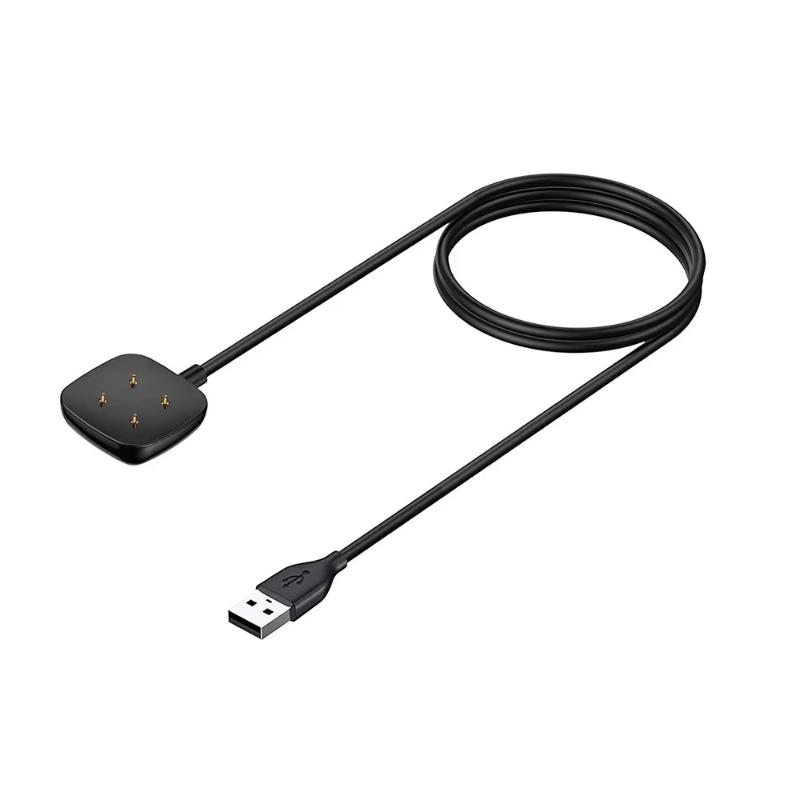 Nabíječka USB Nabíječka Chytré hodinky Nabíjecí kabel Základna Příslušenství 1M Pro Fitbit Sense1/Sense 2/Versa 4/Versa 3