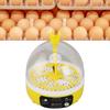 Mini Egg Incubator For Home Automatic Temperature Humidity Control 4 Eggs Candler Poultry Hatching Machine