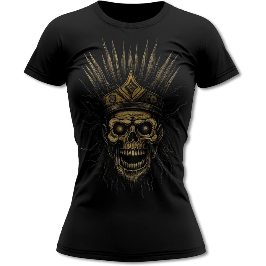 Bands and Bones King of The Dead 2 Gothic Women s T-Shirt XXXXXL разноцветный