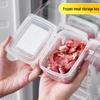 Portable Transparent Fruit Bento Box for Elementary Students with Lid and Compartments for Freshness