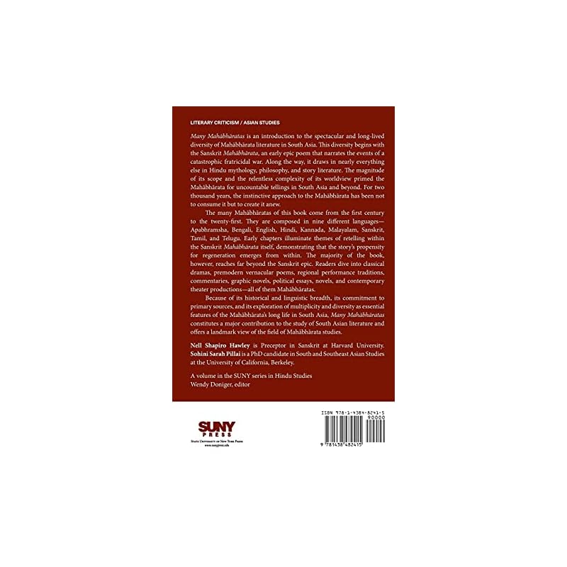 Many Mahabharatas (SUNY Series In Hindu Studies)