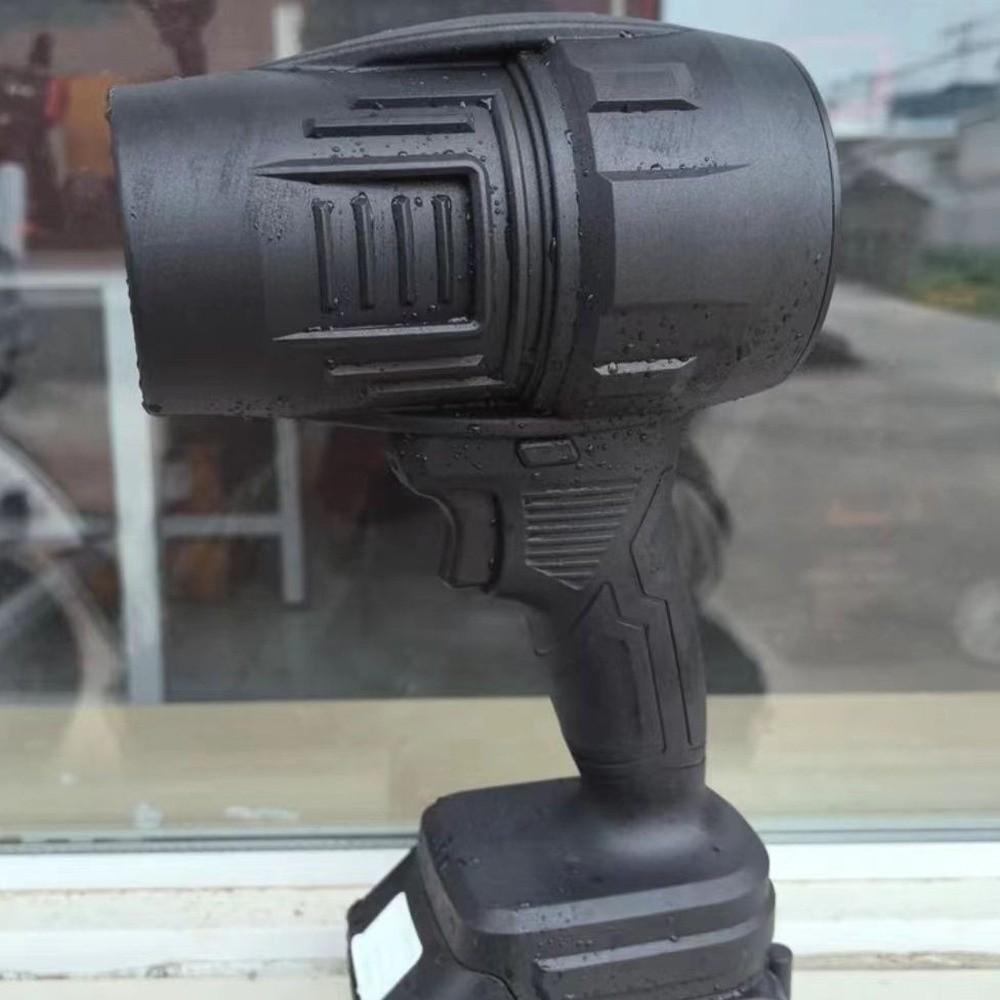 Durable 21V Handheld Air Blower Stepless Speed Leaf Blower Fan Strong Blowing High Power Handheld Jet Fan Outdoor
