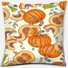 Pumpkin Halloween Thanksgiving Printing Series Pattern Pillowcase Square Pillowcase Home Office Decoration Pillowcase