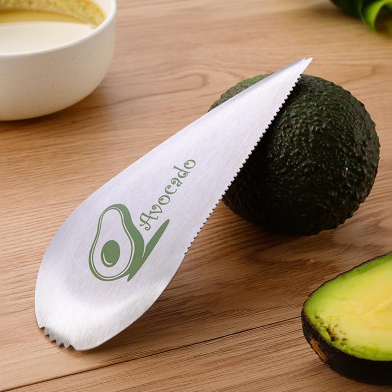 Stainless Steel Avocado Slicer Pitter Knife With Serrated Edge Easy To Clean For Home Kitchen Daily Fruit Prep Tasks