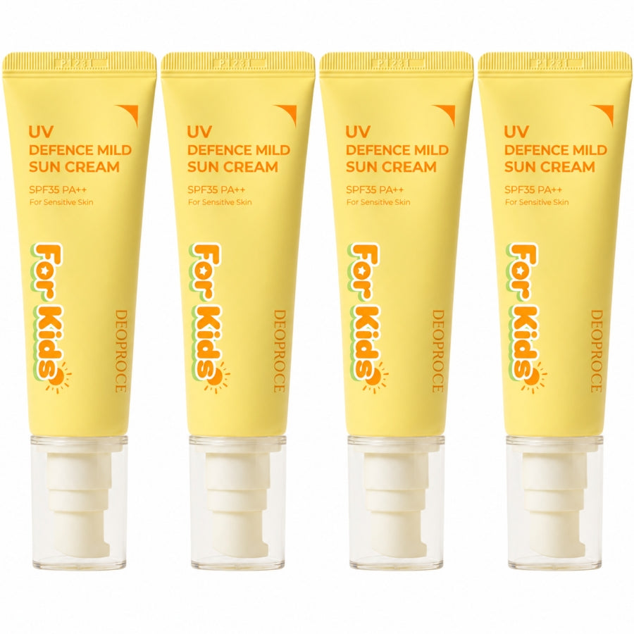 Deoproce UV Defence Mild Sun Cream SPF35+ PA++ for Kids 50ml*1Pc/2Pcs/3Pcs/4Pcs