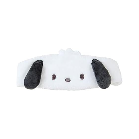 Sanrio (САНРИО) Повязка для волос Sanrio, повязка-тюрбан для волос, белый Pochacco Pochacco, средство для мытья лица, макияж, один размер, подходит большинству девушек, характер 986208 SANRIO