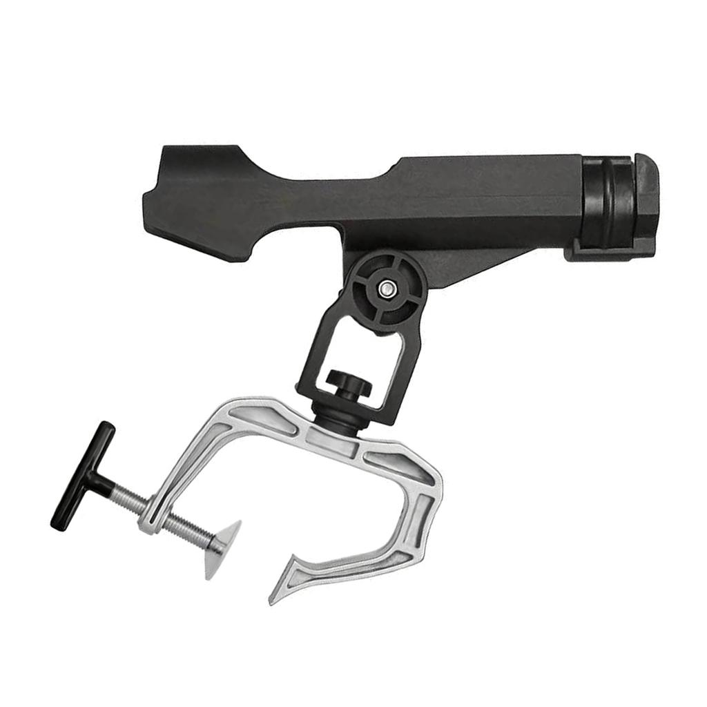 Fishing Rod Holder Quick Installation Clamps Mount Stand Fishing Gear Accessory Aluminum Lock Rod Device Rod Bracket