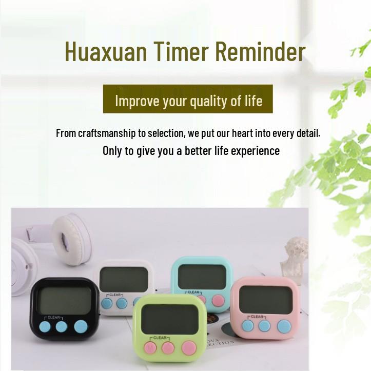 Compact Multi-Function Kitchen Timer & Stopwatch