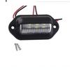 2 Pcs Truck Side Lights 12V 24V Universal Waterproof Side License Plate Light For Buses Trailers And Trucks