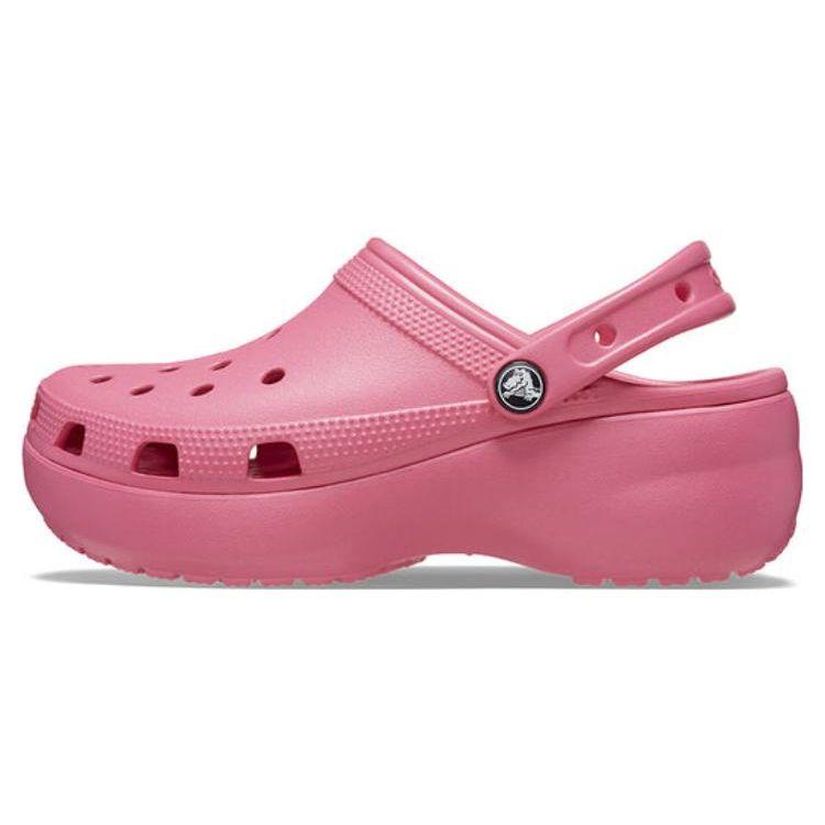 Crocs Women's Classic Platform Clog Hyper Pink Comfort Slip On 206750-6VZ