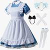 Light Music Girl Maid Cosplay Costume with Alice Lolita Theme Anime Cosplay