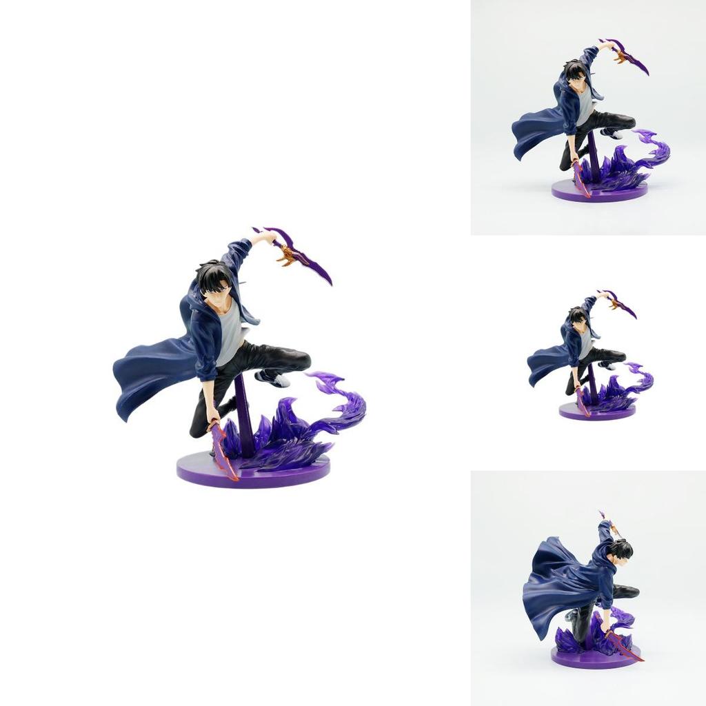 Solo Leveling Sung Jin Woo Pvc Model With Battle Edition For Gift And Collection