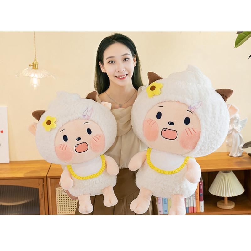 And Goat Pleasant Big Big Wolf Paddi Plush Toy Stuffed Animal Doll Kids Gift