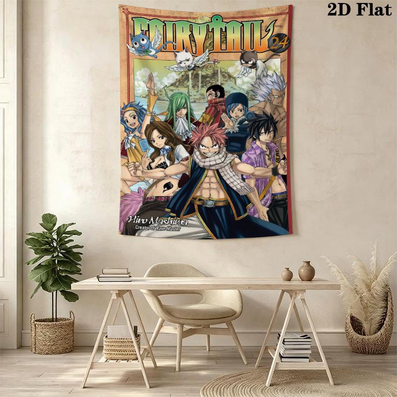 Dragon Cry Fairy Tail'S Epic Battle Threepiece Set 1 Duvet Cover 2 Pillowcase Without Core Soft And Comfortable Bedding Set