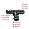 DN16/20/25mm Pipe Barbed Connector 1/2" 3/4" Male Thread Tee Elbow Straight End Plug Joint Garden Irrigation Water Hose Adapter
