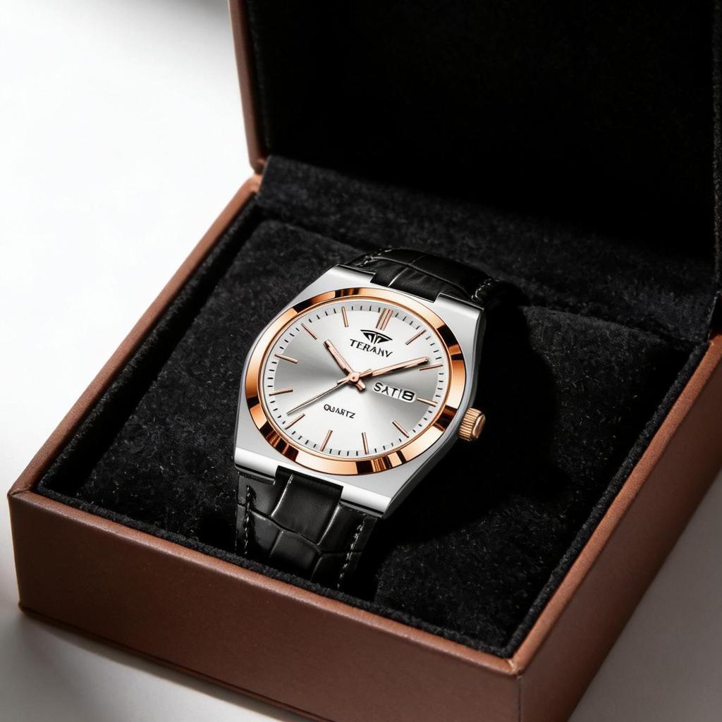 Swiss Women's Calendar Watch - Waterproof, Luminous, Alloy Steel Band