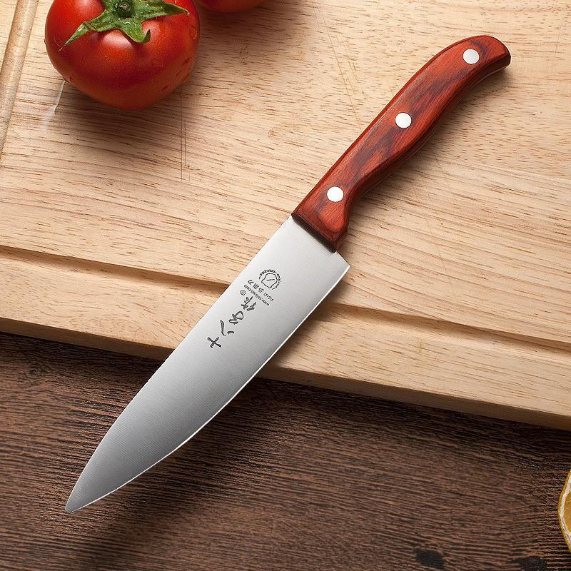 

5.5 Inch Shibazi Utility Knife Stainless Steel Blade Sharp Paring Peeling Cleaver Slicing Barbecue Kitchen Knives Wood Handle 5.5 inch