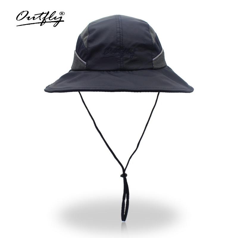 Outdoor Sports Soft Silk Edge Bucket Hat Casual Breathable Sunscreen Fishing Hat Can Be Stored Carry Big Eaves Hat Men