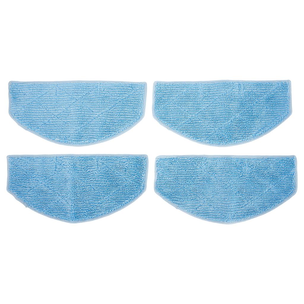 10/4 Stück Mikrofaser-Waschlappen Wischmopp-Pads für Tikom G8000 Pro/Honiture G20 Saugroboter Haushaltsreinigungswerkzeuge