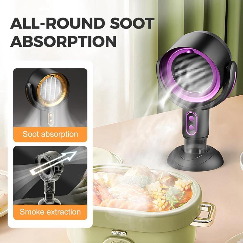 B97A-Purifier Fan, Removable And Washable Filter Portable Smokeaway Fan For Smoke, Smoke Away Purifier Fan