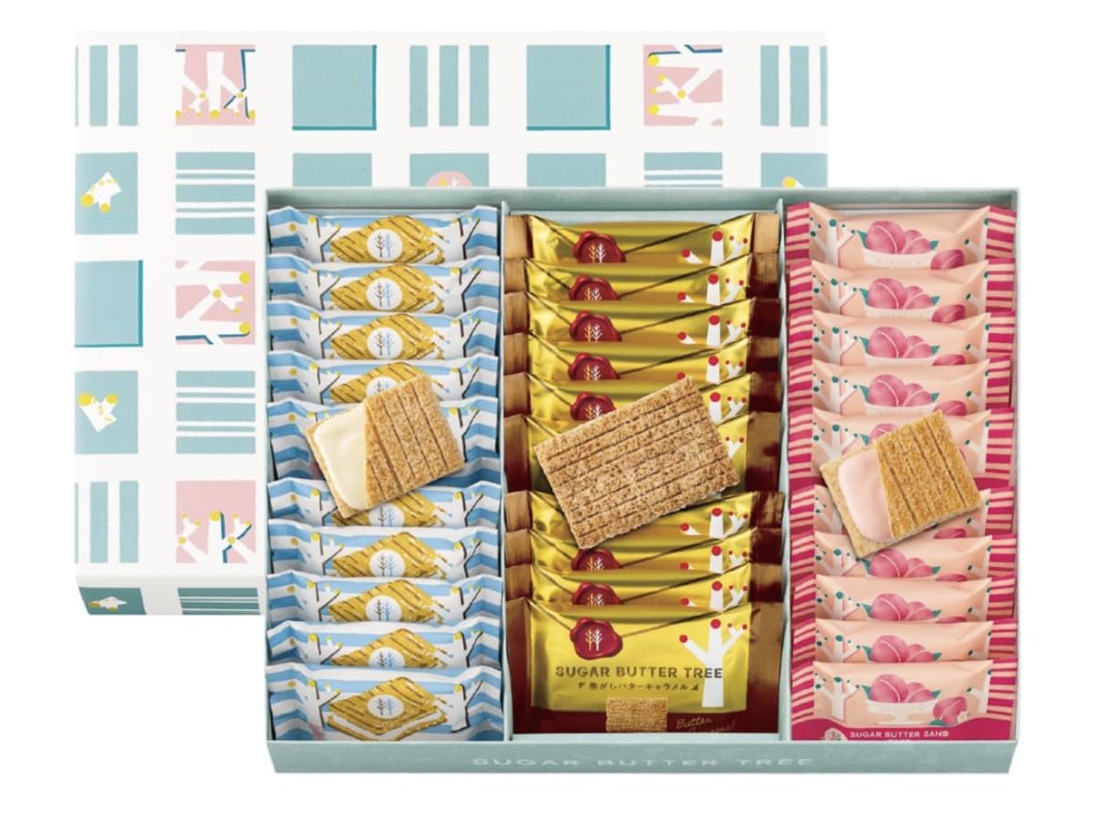 

Коллекция сэндвичей Sugar Butter Tree 3 34 пакетика в обертке в ассортименте, разновидности, (SB-DO),