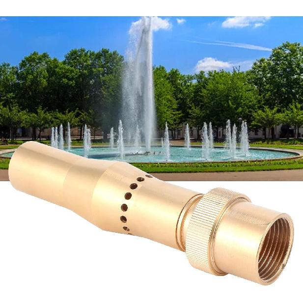 Gonetre Landschaftsdüse Sprudelndes Spray Sprudelnde Fontänendüse Fontänen sprenger Fontänen spreh-Kopf Außengewinde Fontänendüse Messing Mehrloch