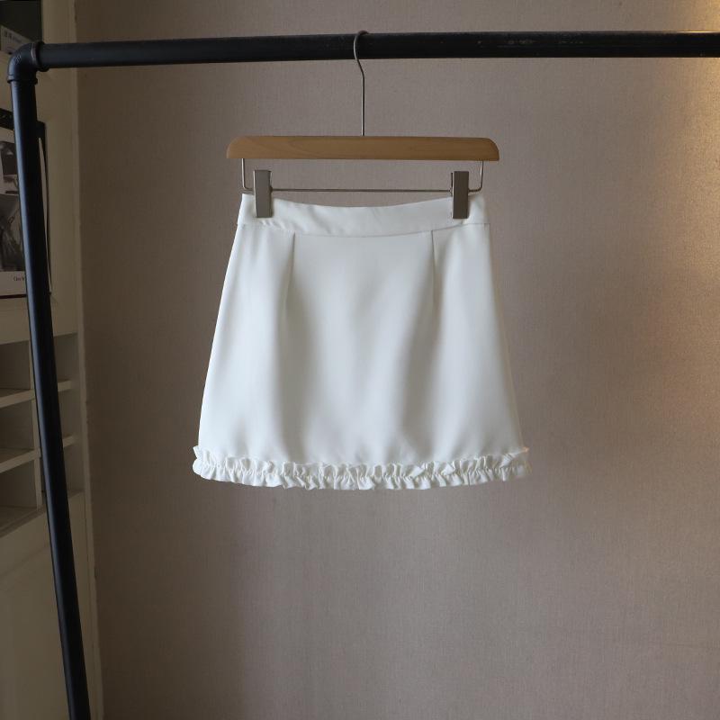 2025 Spring/Summer Korean High Waist A-Line Skirt - Versatile, Hip-Hugging, Short Skirt for Women, Style 3673