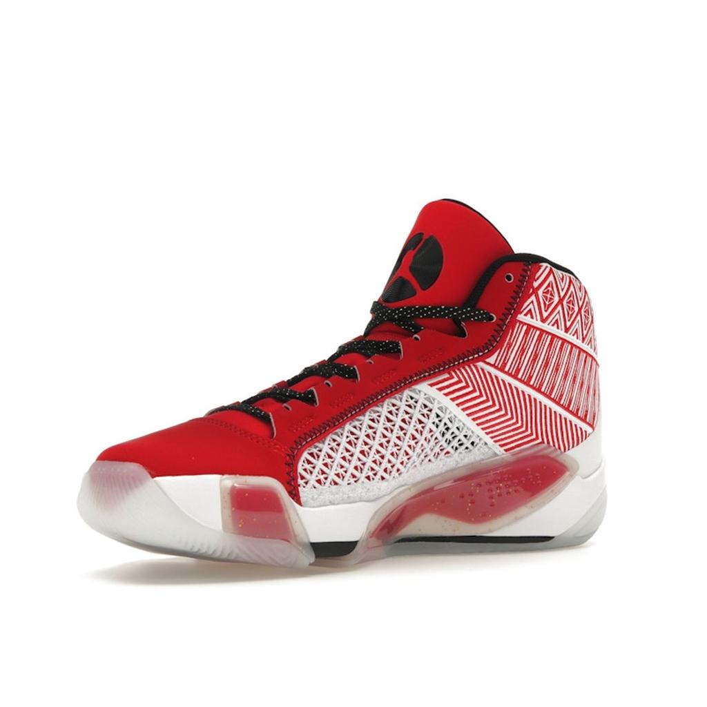 Air Jordan 38 Celebration Men Sneakers Red White Black DZ3356-100