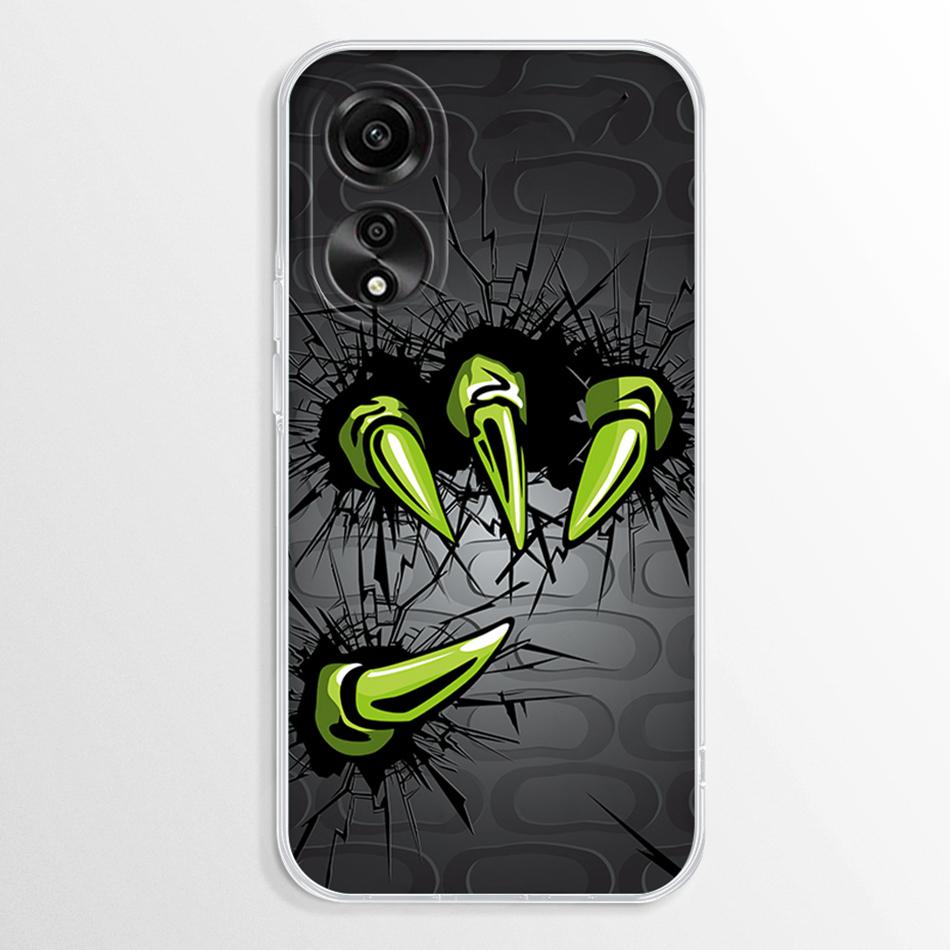 Pentru Oppo A38 A18 A78 A58 4G Carcasă Fundas Marmură Transparentă TPU Rezistentă la Șocuri Coque Pentru OppoA78 OppoA58 OppoA38 OppoA18 4G Moale Capa Carcase