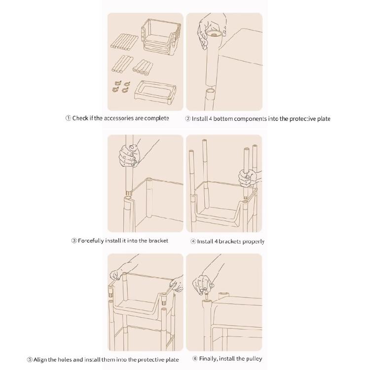 Easy Access Open Top Storage Rack Convenient Rolling Storage Rack Stylish Shelves with Hooks for Bathroom Stairwell Use