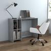 VidaXL Laptop Desk Concrete Grey 102.5x35x75cm Chipboard