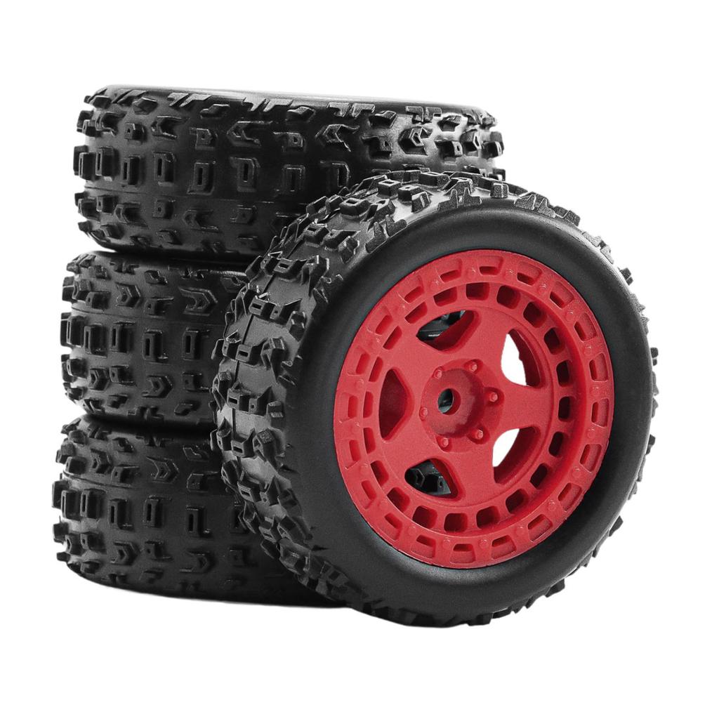 4PCs Wheels And Tire Replacement Replace The Parts 69cmx26 Cm for 1:18 2S 223S RC Car Sturdy