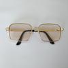 Polygonal Flat Mirror Sunglasses Glass Crystal Glasses High Definition Wear-resistant