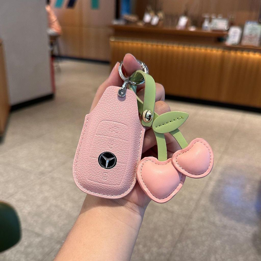 Premium Car Key Case: Suitable for Mercedes C260L/E300L/GLC300L/A200L/GLB, Designed for Girls