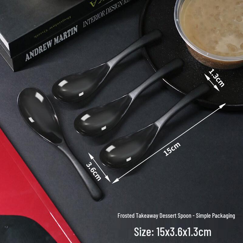 

ZISIZ Individually Packaged Plastic Disposable Spoon
