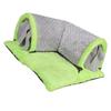 Soft Permeable Plush Pet Bed Small Animal Warm Bed House Cold Weather Cave for Small Pet Like Hamsters 6XDE