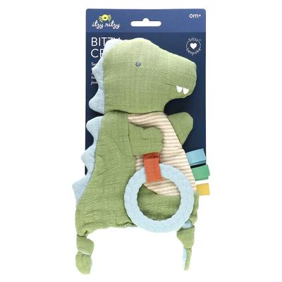 Bitzy Crinkle, Sensory Crinkle Toy with Tidder, 0+ Months, Dino, 1 Piece