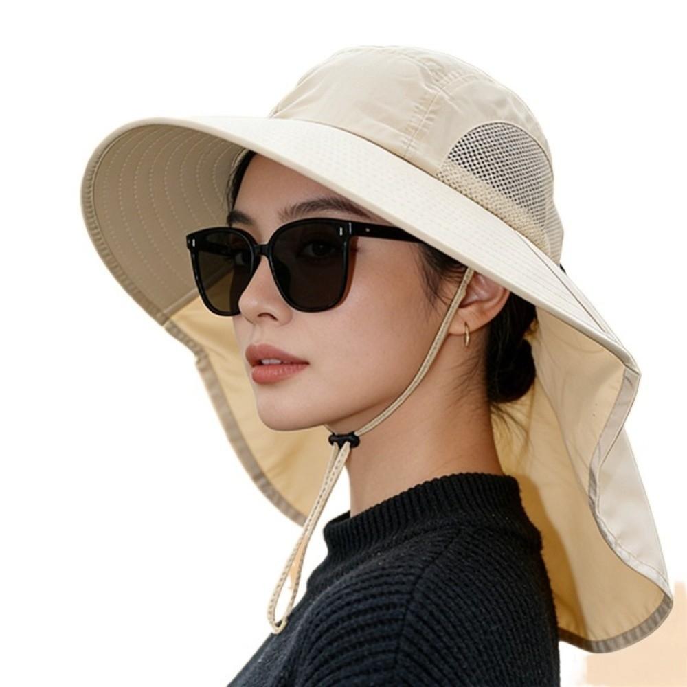 Adjustable Fisherman Hat Anti-UV Bucket Hat New Beach Cap Outdoor