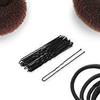 Hair Bun Maker Set Different Sizes Elastic Hair Donut Bun Maker Set with Hair Bands and Hair Pins