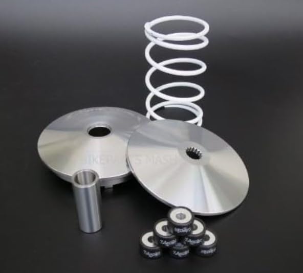 

Комплект шкивов LiangHuei для совместимости с высокоскоростными мотоциклами Cygnus Axis и Majesty 125 с 3-ступенчатой коробкой передач, X, Street, BW S125/X, серебряный