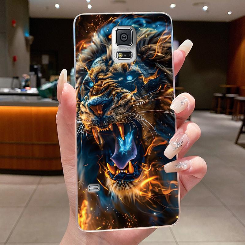 Casing For Samsung Galaxy Note 4 Note 3 Luxury Dragon Cute Cool Boys Girls Soft silicone Phone Case Back Cover Transparent Shell