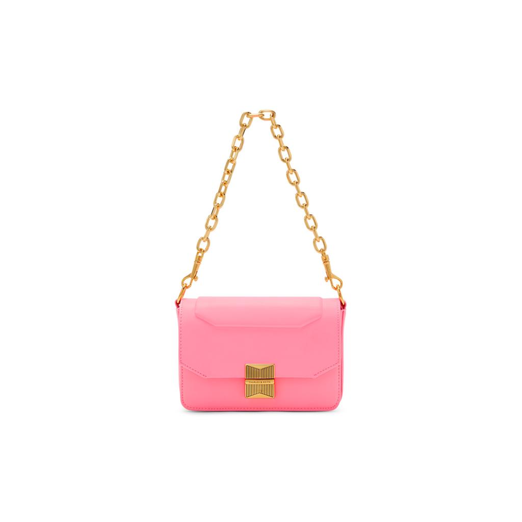 New CHARLES&KEITH PU Small Square Bag Shoulder Bag Small Size Women's Multicolor CK2-80782030