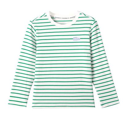 Kids' Striped Thin Thermal Underwear Top