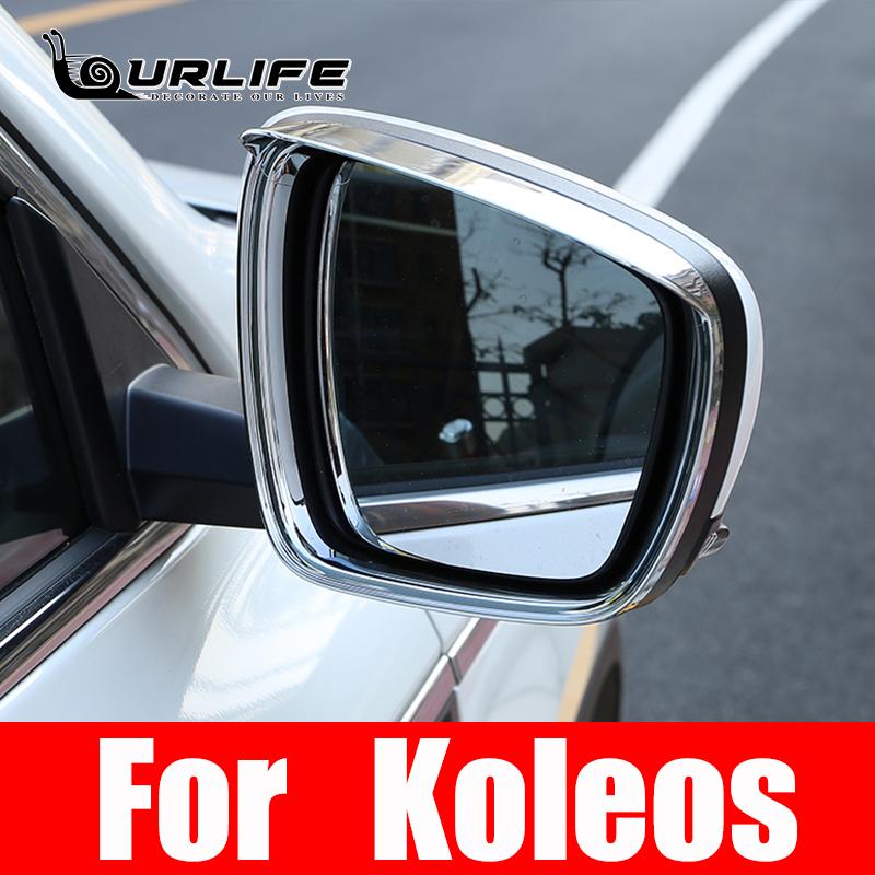 2 ks Kryt proti dešti na zpětné zrcátko Sluneční clona Kryt Střih Pro Renault Koleos 2017 2018 Nálepka na auto